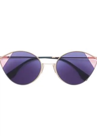 Fendi Eyewear солнцезащитные очки в круглой оправе