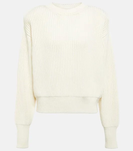 Свитер HB из натуральной шерсти из коллаборации с Hailey Bieber WARDROBE.NYC, белый