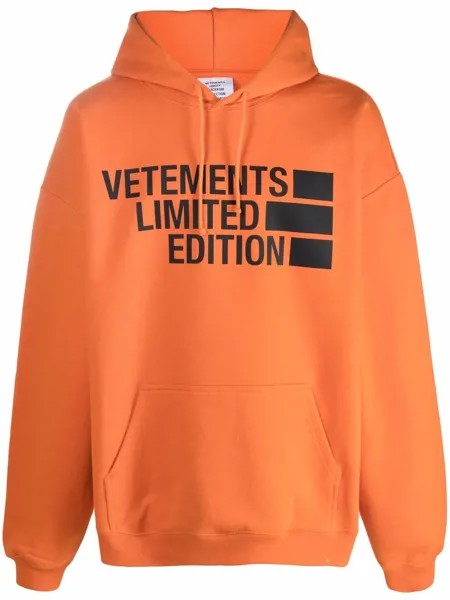 VETEMENTS толстовка с логотипом