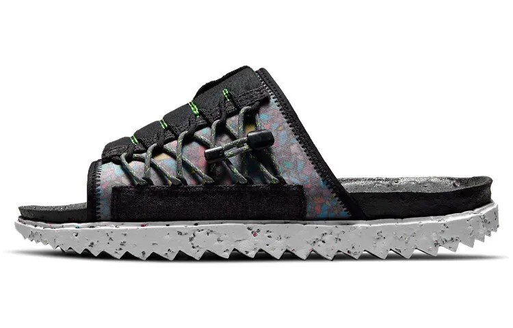 Мужские шлепанцы Nike Asuna Crater, черный/разноцветный