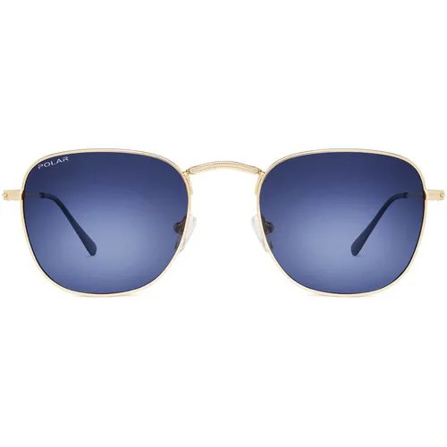 Солнцезащитные очки POLAR, синий, золотой
