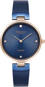 Fashion наручные  женские часы Obaku V256LXVLML-DD. Коллекция Diamant