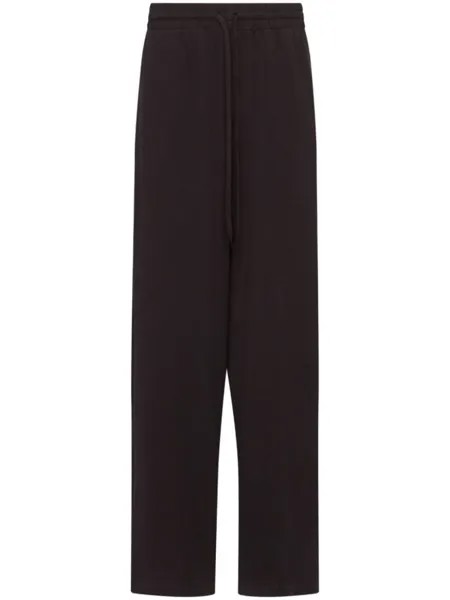 MM6 Maison Margiela брюки широкого кроя, черный