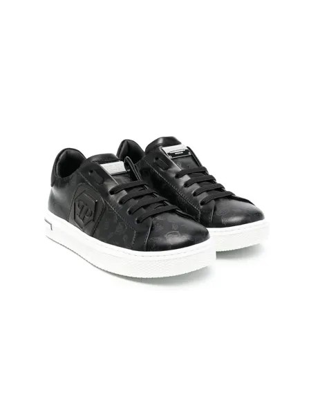 Philipp Plein Junior кеды с тисненой монограммой