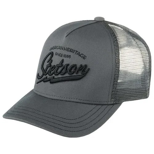Бейсболка STETSON, размер OneSize, серый