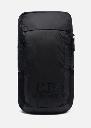 Рюкзак C.P. Company Nylon Rubbered Garment Dyed Logo, цвет чёрный