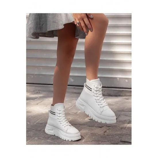 Женские белые сапоги в полоску на высоком каблуке со шнуровкой, зима 2023, морозостойкие непромокаемые сапоги высокого качества, зимние сапоги, обувь
