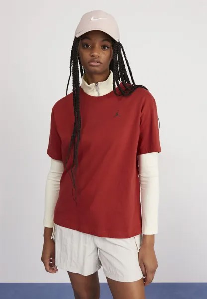 Футболка с принтом JORDAN TEE, цвет dune red/(black)