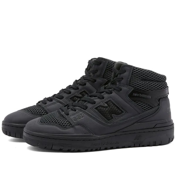Кроссовки Junya Watanabe Man X New Balance Leather & Mesh Bb650 Sneake, цвет Black & Black