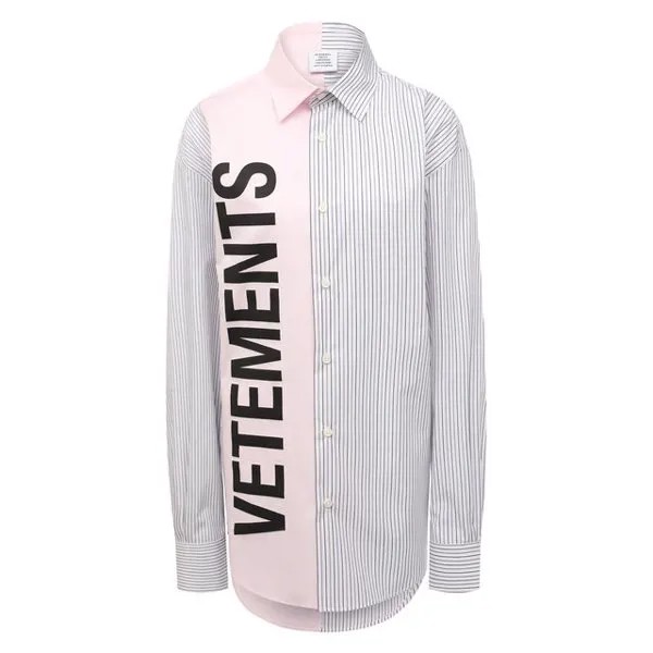 Хлопковая рубашка VETEMENTS