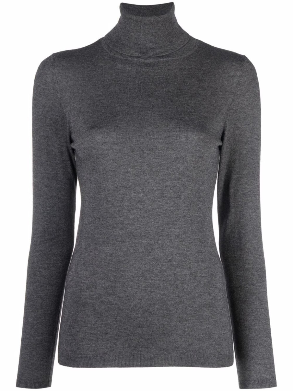 Wild Cashmere джемпер Greta из смесового шелка с высоким воротником, серый