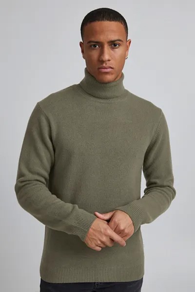 Пуловер CASUAL FRIDAY Warmer Rollkragen Strick Basic Sweater KARL, оливковый