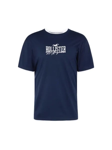 Футболка Hollister, темно-синий
