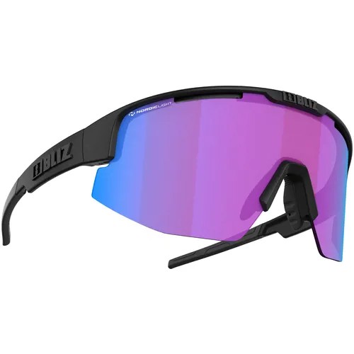 Солнцезащитные очки BLIZ, узкие, оправа: пластик, спортивные, с защитой от УФ, черный