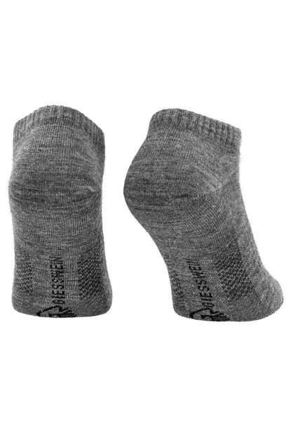 Носки MERINO WOOL SNEAKER SOCKS 3ER-PACK Giesswein, серый