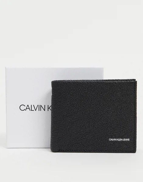 Черный складной бумажник Calvin Klein Jeans