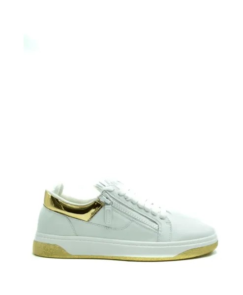 Кожаные кроссовки для современного мужчины Giuseppe Zanotti, белый