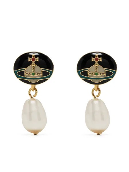 Vivienne Westwood orb drop earrings