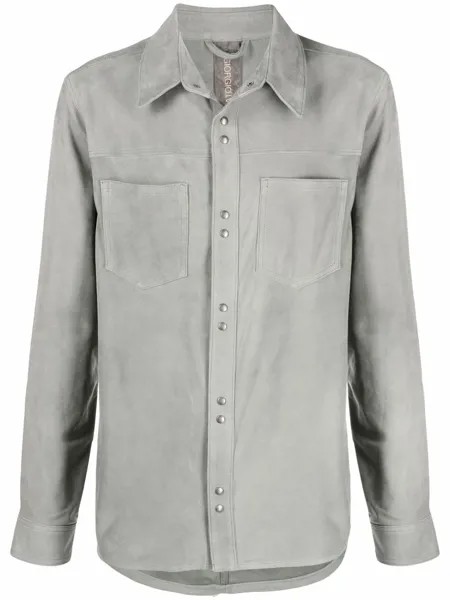 Giorgio Brato long-sleeve suede shirt