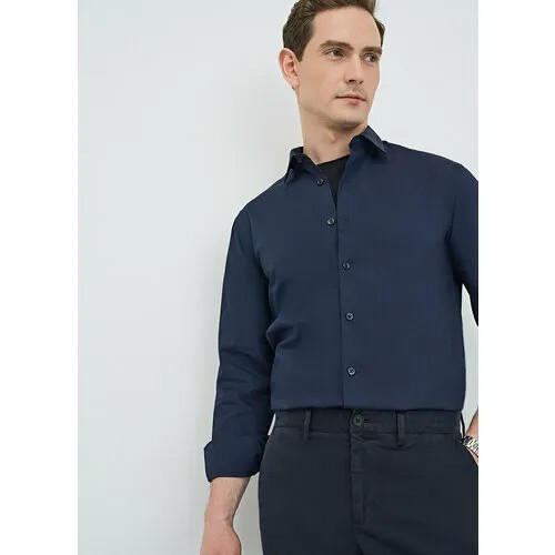 Рубашка O'STIN, размер 44-46, синий