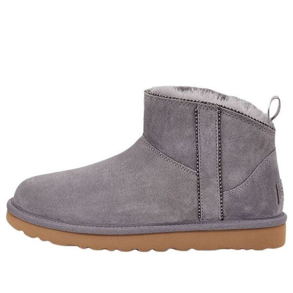 Зимние ботинки классические мини Ugg, серый