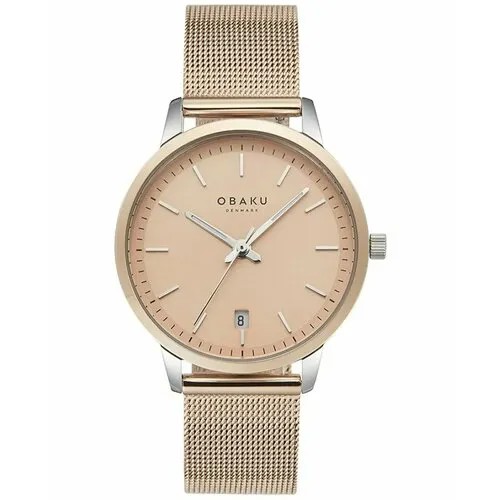 Наручные часы OBAKU V270LDZVMV, золотой, серебряный