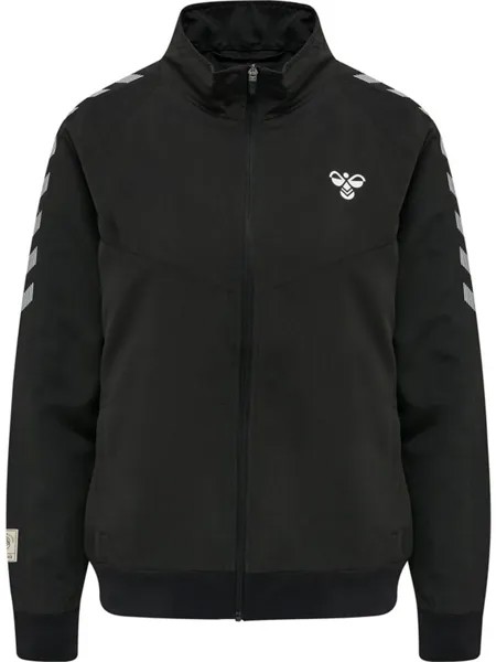 Hmlgg12 Track Jacket Женская мультиспортивная куртка из переработанного полиэстера HUMMEL, цвет schwarz