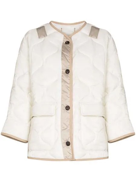 Frankie Shop Teddy oversized quilted jacket