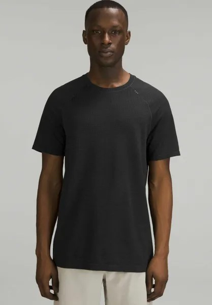 Базовая футболка Metal Vent Tech Short-Sleeve lululemon, цвет graphite grey black