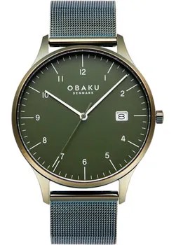 Fashion наручные  мужские часы Obaku V298GDEEME. Коллекция Chia