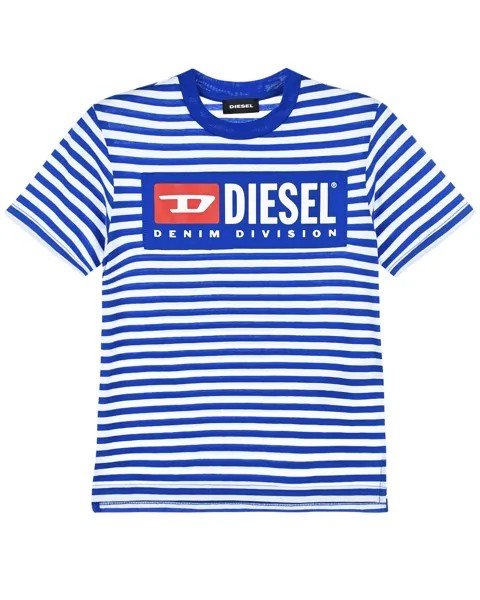 Футболка-тельняшка с логотипом Diesel детская