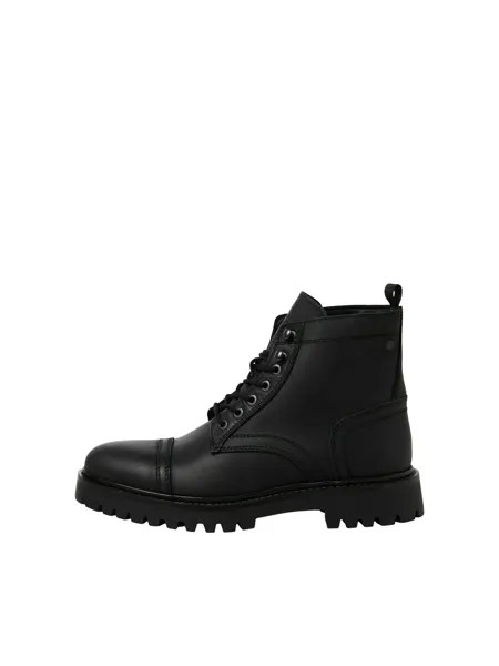 Ботинки JACK & JONES Lace-Up Boots JFWEnzo, черный