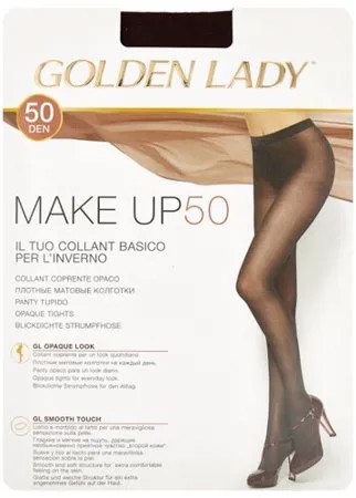 Колготки Golden Lady Make Up 50 den, размер 4-L, moro (коричневый)
