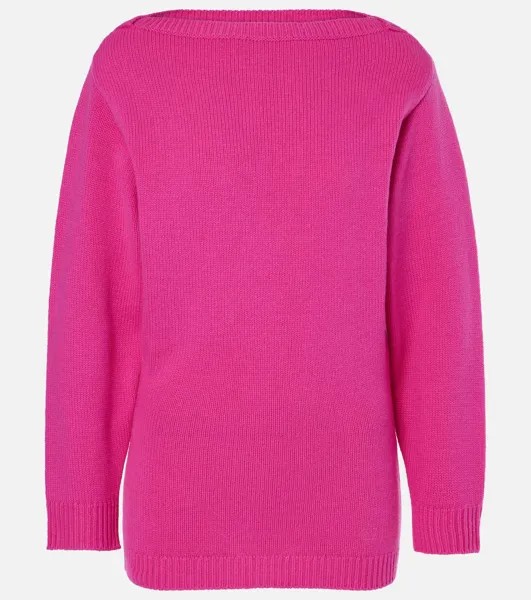 Свитер из натуральной шерсти Valentino, цвет pink pp