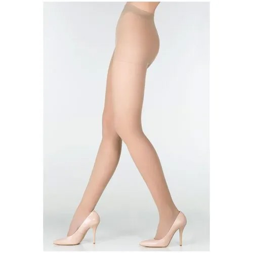 Колготки Marilyn Style, 40 den, размер 4, бежевый, экрю