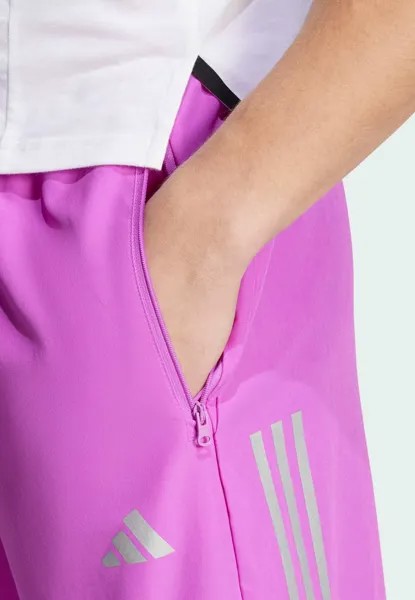 Спортивные шорты Gym Stripes adidas Performance, фиолетовый взрыв