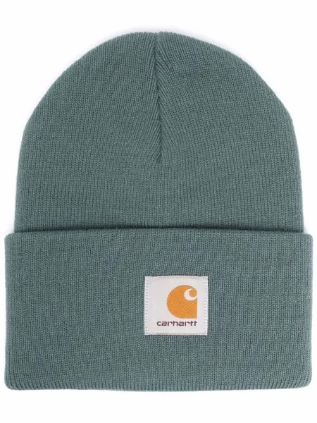 Carhartt WIP шапка бини с нашивкой-логотипом