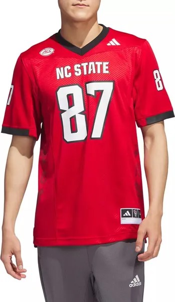 Мужская футбольная майка Adidas NC State Wolfpack Red Premier Replica