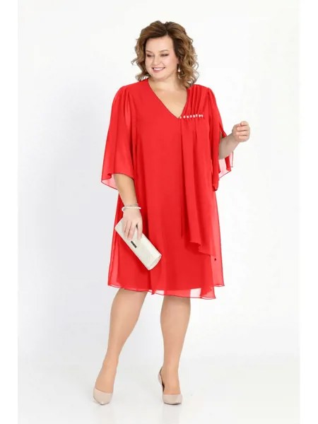 Платье 805-красный