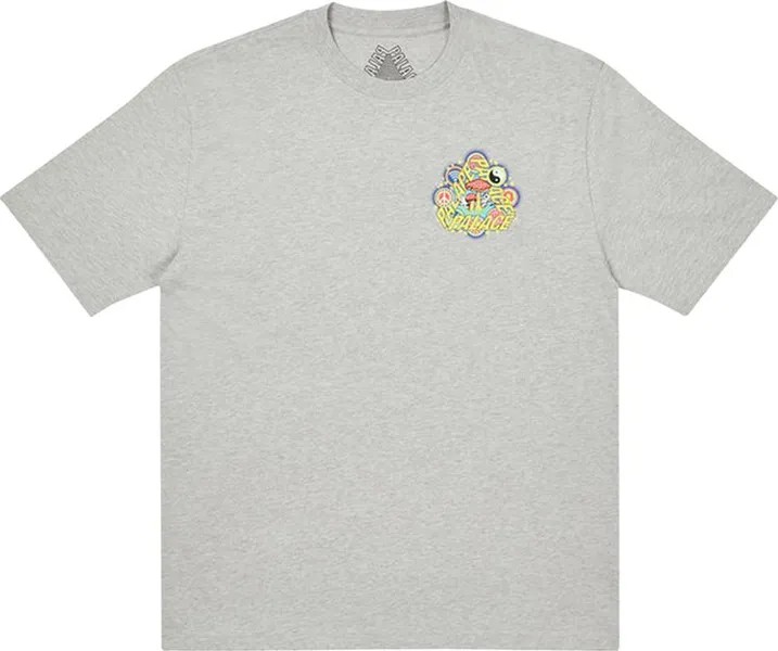 Футболка Palace Bun 5G T-Shirt 'Grey Marl', серый