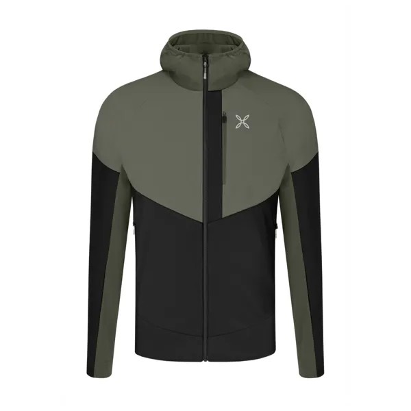 Флисовая жилетка Montura Spitze Maglia, цвет Nero/Verde Salvia