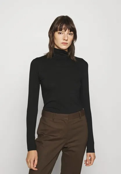 Топ с длинными рукавами GANT, черный