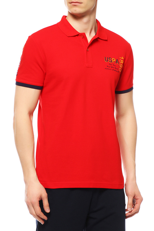 Футболка-поло мужская U.S. POLO Assn. G081SZ0110STEPTU красная XS