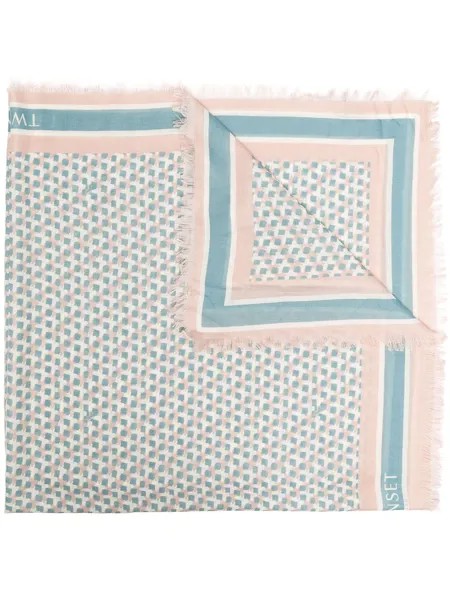 Twin-Set платок с принтом