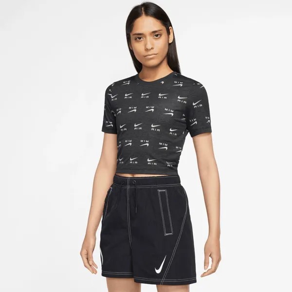 Футболка Nike Sportswear, пятнистый черный