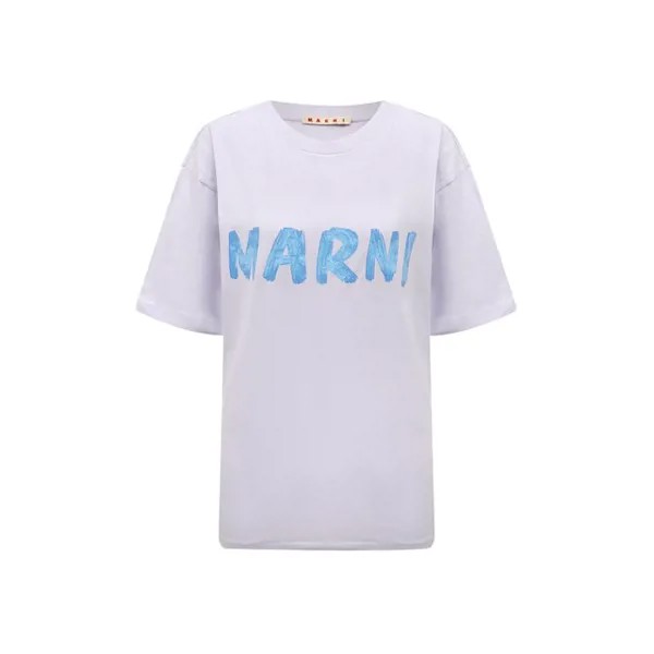 Хлопковая футболка Marni