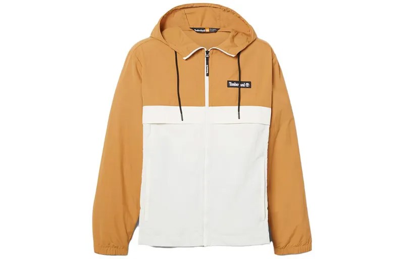 Куртка унисекс винтажная белого/пшеничного цвета Timberland, белый