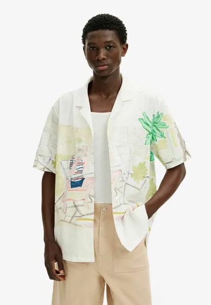 Рубашка Desigual, белая