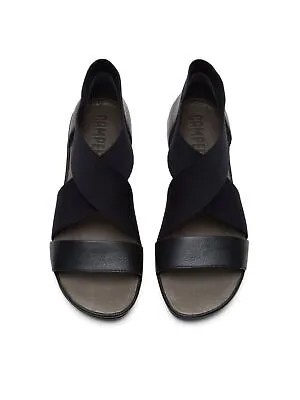 Женские сандалии-гладиаторы CAMPER Black Right Nina Toe со скульптурным каблуком без шнуровки 40