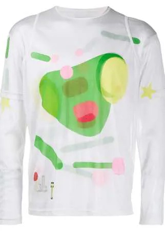 Walter Van Beirendonck Pre-Owned многослойная футболка Killer Astral Travel 4 D-Hi-D 1996-го года